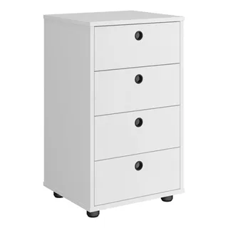 Gaveteiro C/ 4 Gavetas Multiuso Mini CĂŽmoda Organizador Work Cor Branco Gaveteiro C/ 4 Gavetas Multiuso Mini CĂŽmoda Organizador Work Cor Branco