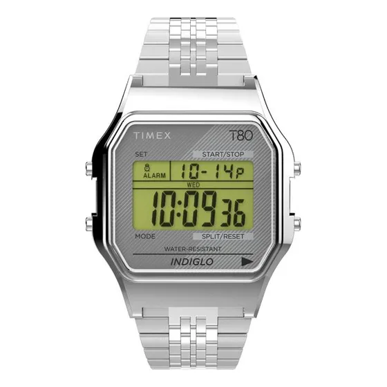 Reloj Timex T80 Correa Acero Inoxidable  Tw2r79300yb