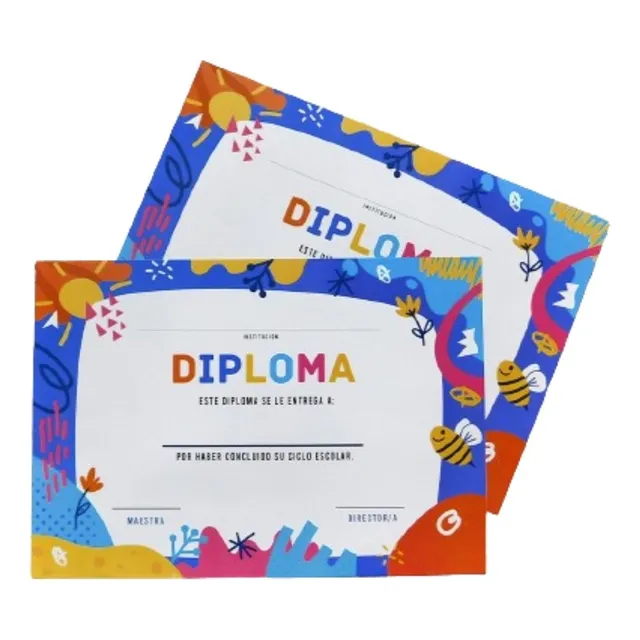 Diploma Egresados Jardin Nivel Inicial Pack X40