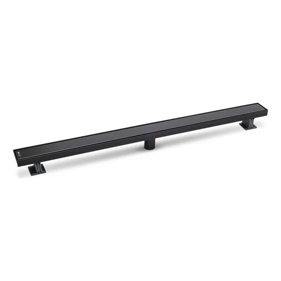 Desague Para Ducha Atrim Aqua Lineal Negro Mate 70cm