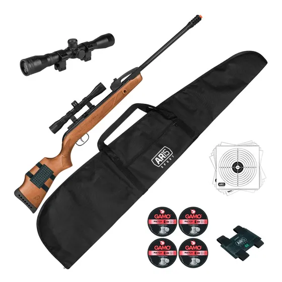 Arma De Pressão 5.5mm Gamo Fast Shot 10x Igt+chumbinhos Gamo