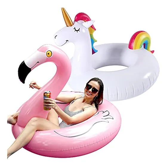 Finduwill 2 Pack 42'' Inflatable Pool Floats