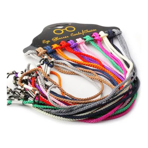 Cordn Sujeta Gafas 12 Pcs - Colorido Y Resistente