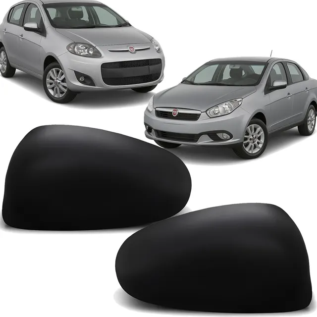 Par Capa Retrovisor S Furo Pisca Grand Siena 2012 A 21 Preto