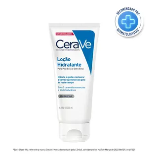 Loção Hidratante Corporal Pele Seca E Extra Seca 200ml Cerave Sem Fragrância