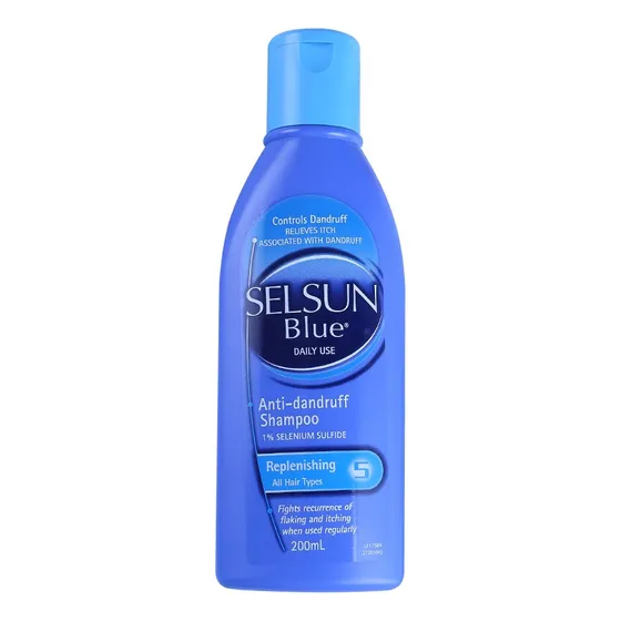 Champú De Sulfuro De Selenio Con Aminoácidos Blue Selsun Par
