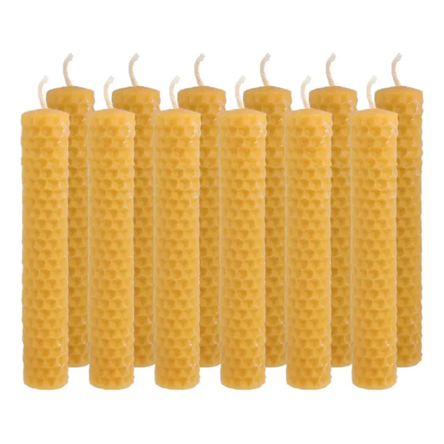 Velas Miel Fina Pura Panal (15 Unidades) 100% Naturales Qr!
