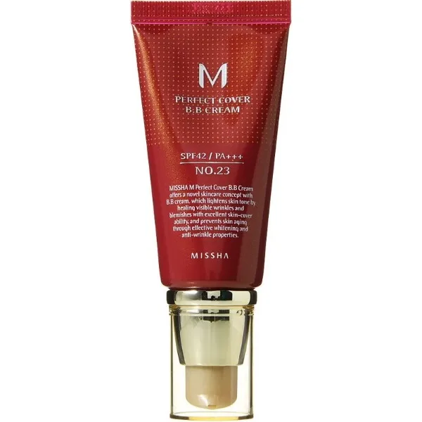 Missha Tono 23 Bb Cream Spf42 Coreana Protección Solar