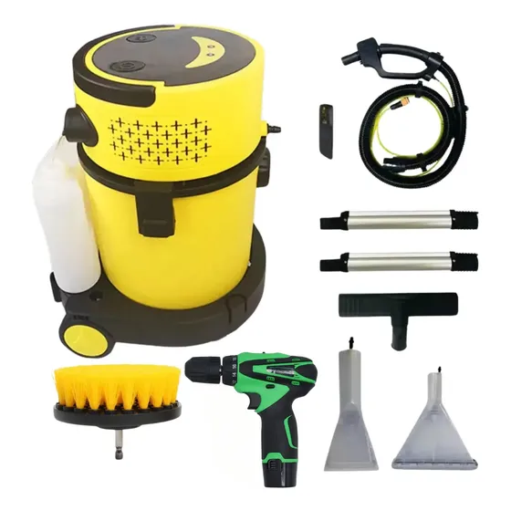 Combo Lava Tapizados Alfombras 1200w 4en1  Atornilladora 12v