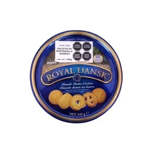 1 Galleta Royal Dansk, Galletas Danesas De Mantequilla 340g