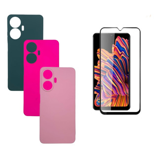 Capa Capinha Silicone Case + Película 3d Para Redmi 13c Capa Capinha Silicone Case + Película 3d Para Redmi 13c
