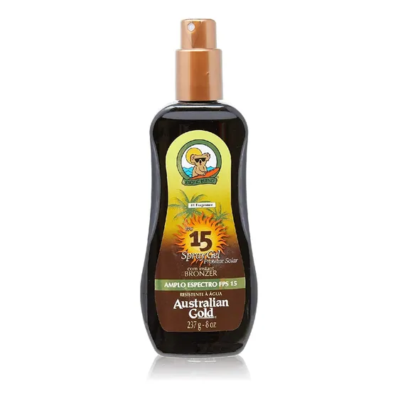 Gel Spray Bronzeador Australian Gold Fps15 Instant Bronzer 2