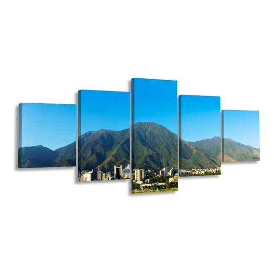 Cuadro Avila Luna Caracas Multipanel En Lienzo Foto Canvas