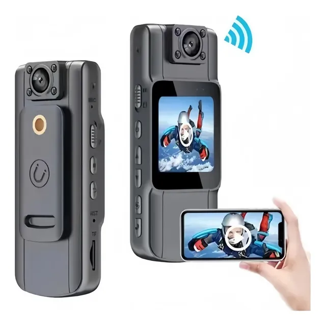 1080p Camara Deportiva Cuerpo Portátil Hd Pantall Grabadoras