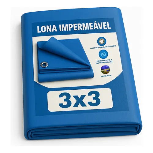 Encerado/lona Polietileno Azul 3x2m Brasfort | MercadoLivre