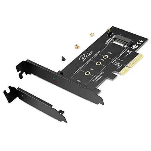 Rivo Pci-e Vertical Pcie M.2 Ssd Pcie A La Tarjeta De Adapta