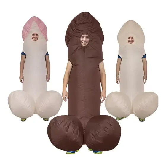 Disfraz Inflable De Nepe Para Despedida De Soltera Botarga Adulto Pen