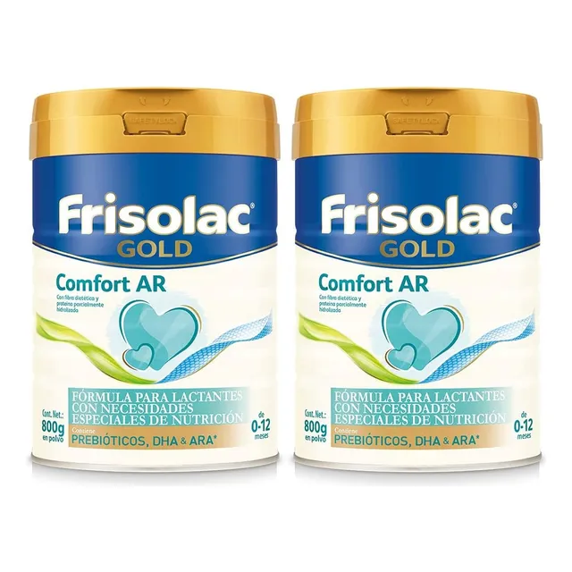 Fórmula Infantil Frisolac Comfort Ar 0-12m, 800gr 2pz