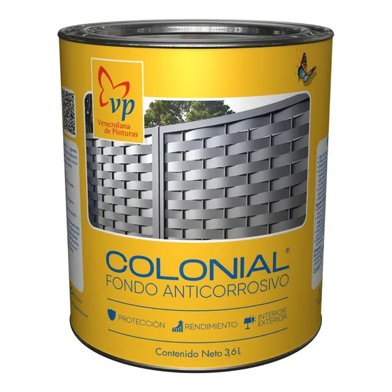 Fondo Anticorrosivo Colonial Blanco Galón Vp 