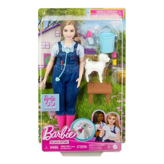 Barbie Con Muñeca Rubia Veterinaria Y 10 Accesorio