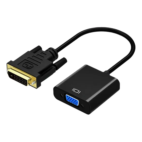 Adaptador Dvi A Vga, Convertidor De Dvi-d A Vga
