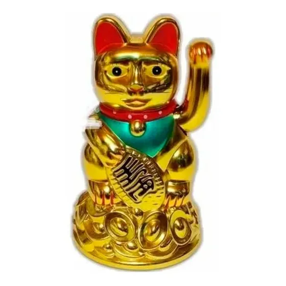 Gato De La Suerte Fortuna 11 Cm Maneki Neko Mate Kaosimport 