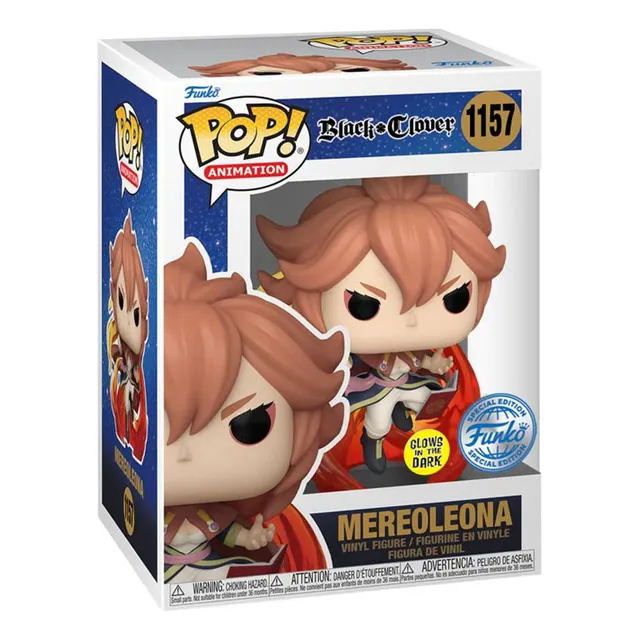 Funko Pop Black Clover Mereoleona 1157 Glow Especial