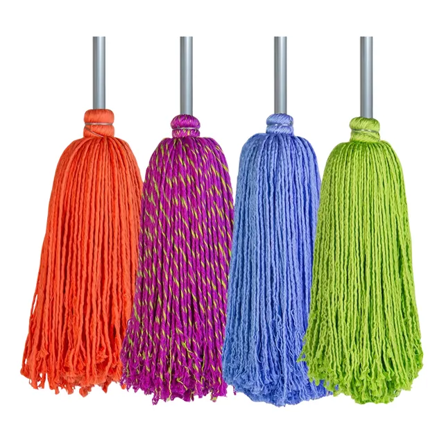 4 Trapeadores De Microfibra Española Premium Extra Largo