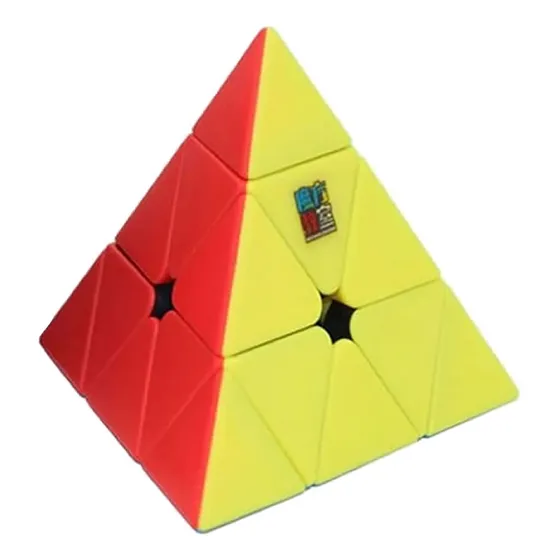 Cubo Rubik Pyraminx Moyu / Qiyi - Negro Y Stickerless