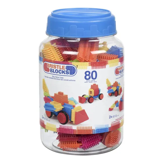 Juguete Bloques De Construcción Bristle Blocks 80 Piezas