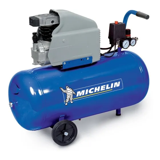 Compresor Michelin Mb 50 Monofásico 2hp 50 Lts