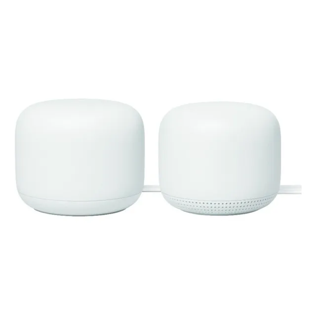 Google Nest Wifi Router + 1 Punto Ac2200 Mesh 2 Pack Open Bx