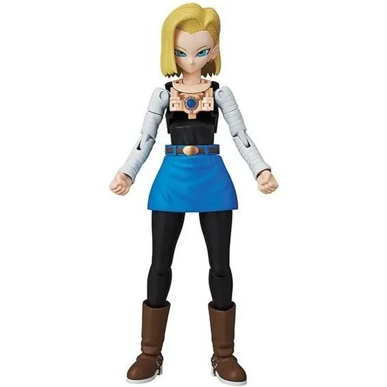 Dragon Ball Z Androide 18 Modelo Para Armar Articulable Acce