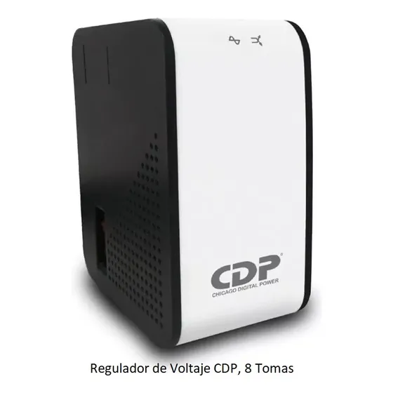 Regulador De Voltaje Cdp, 8 Tommas, 1000va, 500w