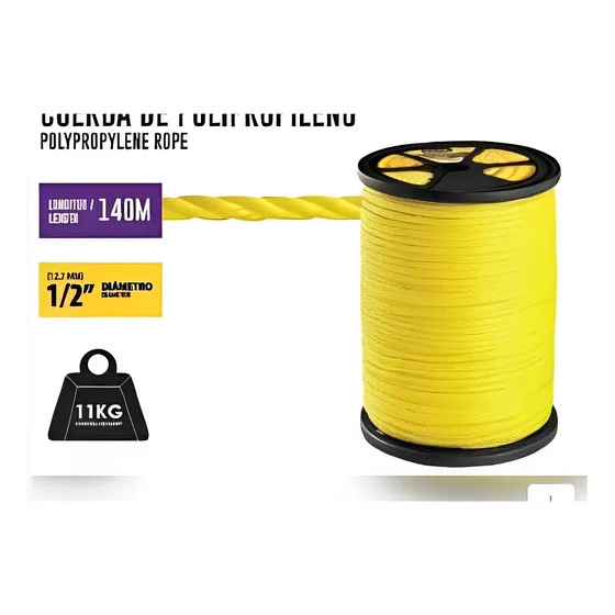 Cuerda De Polipropileno Zasc - 12.7mm X 140m