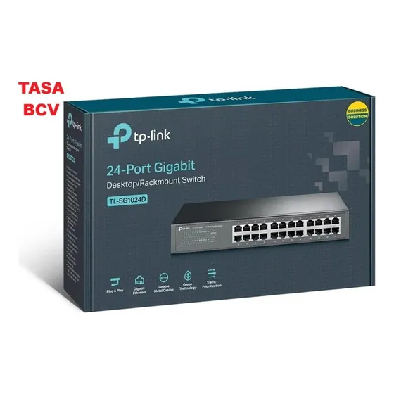 Switch Tp-link Sg1024d Vlan 24 Port Gigabit 10/100/1000