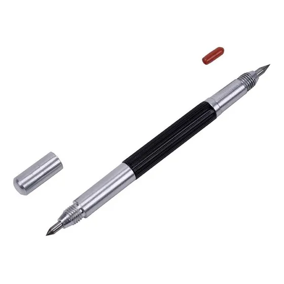 Boligrafo Marcador Doble Punta Tungsteno Grabar Vidrio Metal