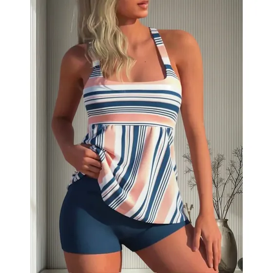 Malla Plus Size Grande Dos Piezas Mujer Enteriza Verano 