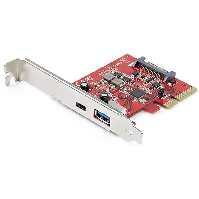 Startech.com Tarjeta Pcie Usb Y Usb-c De 2 Puertos Y 10 Gbps