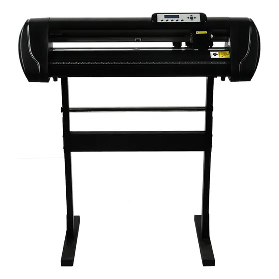 Plotter de Corte Automático 60cm C/Cuchillas y Pie - Máquina Color Sublime Profesional Vinilo Cartulina Cartón Papel Láminas Plásticas Etiquetas Autoadhesivo Contorno Integrado Sensor Óptico Premium