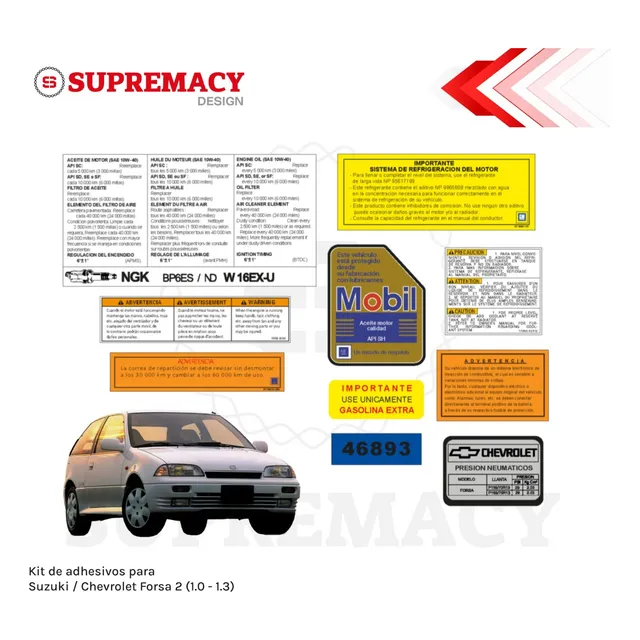 Stickers Suzuki Forsa 2
