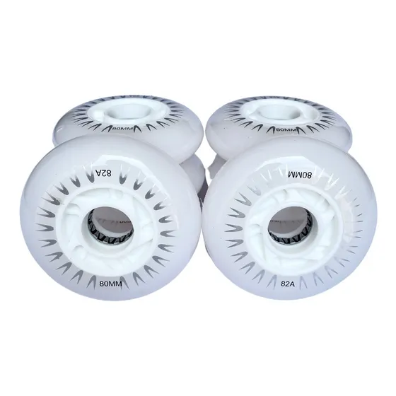 4 Pack De Llantas Para  Patines En Linea Con Luz Led 82a
