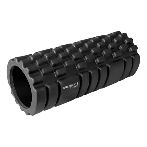 Foam Roller Cilindro Masajeador Color Negro