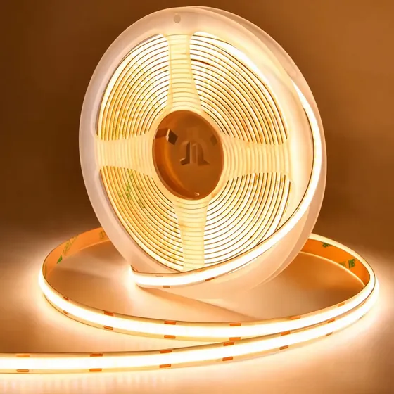 Fita Cob Super Led 5 Metros 360led/m Ip20 Alto Brilho Bq Luz Branco-quente 3000k