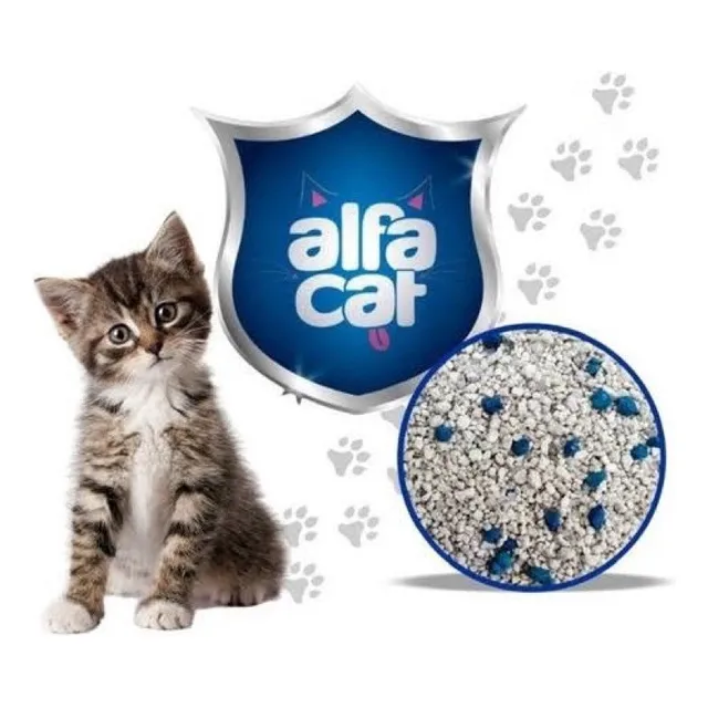 Arena Aglutinante Para Gato Alfa Cat, 4 Bolsas De 6kg
