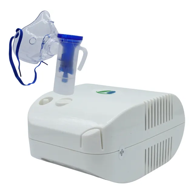 Nebulizador Silencioso Adulto Y Niños Con Accesorios Color Blanco