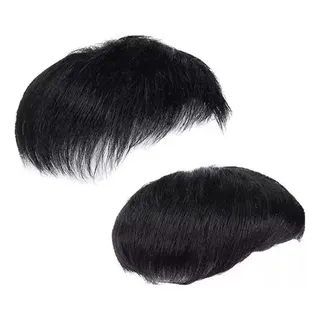 Wa Simulación Peluca Negra Cabello Corto Para Hombres C Wa Simulación Peluca Negra Cabello Corto Para Hombres C