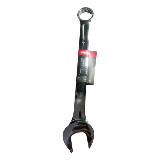 Llave Combinada Cromada Wembley Profesional 41mm Cr-v 7958 Color Gris