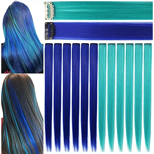 Rhyme 9pcs 21  Clip Coloreado En Extensiones De Jt59a