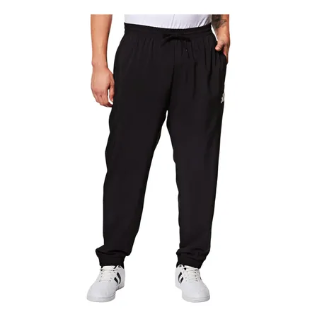 Calça Casual Masculina Essentials Small Logo Stanford adidas Black/white Liso G